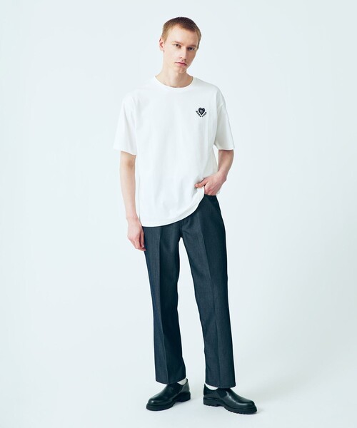 ADAM ET ROPE'(アダムエロペ)の「【Chocomoo×ADAM ET ROPE 】刺しゅう TEE(Tシャツ/カットソー・メンズ・ホワイト・FREE)」の6枚目の写真