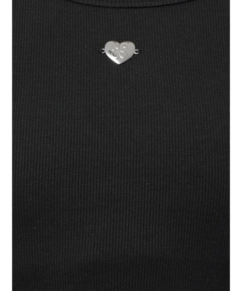 EMODA（エモダ）の「スプレープリントコンパクトTシャツ（Tシャツ/カットソー・レディース・ブラウン/ピンク/ブラック/ホワイト・FREE）」の6枚目の写真