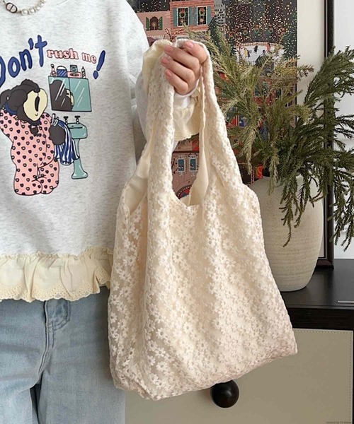 TONE SELECT GOODS(トーンセレクトグッズ)の「Liaa/シアー花柄 メッシュ トートバッグ A18669(トートバッグ・レディース・その他1/その他2・FREE)」の11枚目の写真
