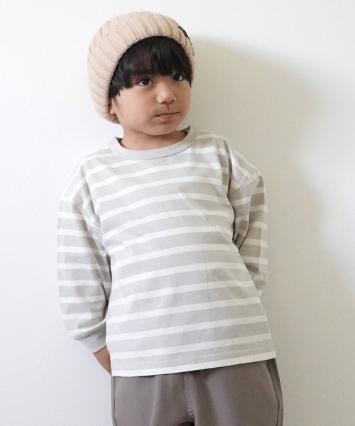 【Si • Shu • Non】kids 未使用　FARM ボーダー　ロンT セール】ﾎﾞｰﾀﾞｰﾛﾝT（Tシャツ/カットソー）｜Si・Shu・Non（シシュノン