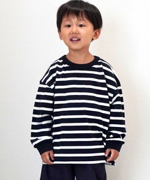 【Si • Shu • Non】kids 未使用　FARM ボーダー　ロンT Si・Shu・Non｜シシュノンのTシャツ/カットソー（ボーダー柄）人気