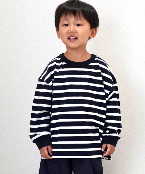 【Si • Shu • Non】kids 未使用　FARM ボーダー　ロンT セール】ﾎﾞｰﾀﾞｰﾛﾝT（Tシャツ/カットソー）｜Si・Shu・Non（シシュノン
