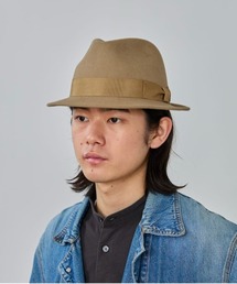 OVERRIDE  FELT FEDORA S.BRIM / オーバーライド
