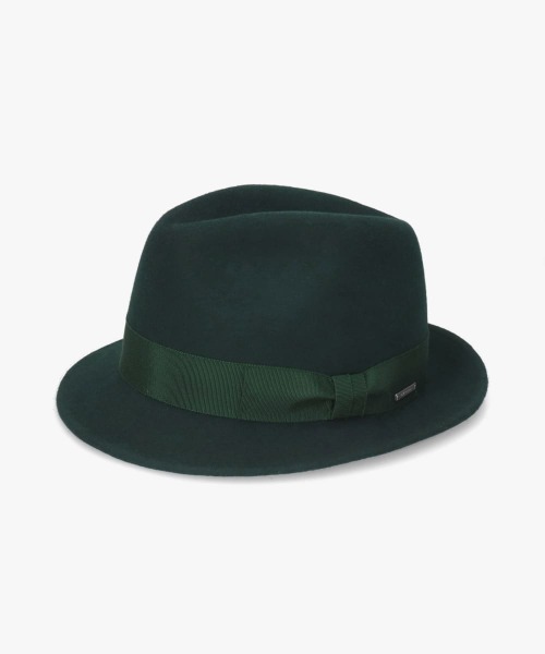OVERRIDE（オーバーライド）の「OVERRIDE  FELT FEDORA S.BRIM / オーバーライド（ハット・メンズ・ブラウン/レッド/グリーン/ベージュ/ネイビー/グレー/ブラック・60cm/58cm/56cm）」の5枚目の写真