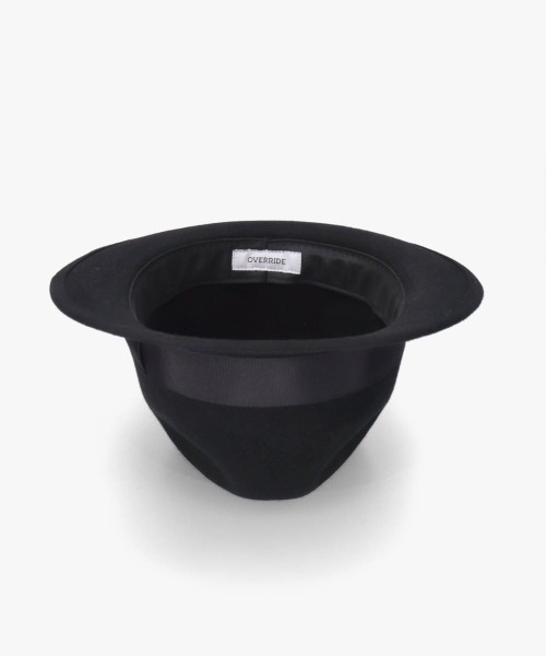 OVERRIDE（オーバーライド）の「OVERRIDE  FELT FEDORA S.BRIM / オーバーライド（ハット・メンズ・ブラウン/レッド/グリーン/ベージュ/ネイビー/グレー/ブラック・60cm/58cm/56cm）」の18枚目の写真