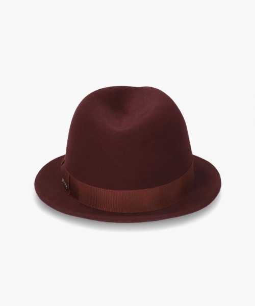 OVERRIDE（オーバーライド）の「OVERRIDE  FELT FEDORA S.BRIM / オーバーライド（ハット・メンズ・ブラウン/レッド/グリーン/ベージュ/ネイビー/グレー/ブラック・60cm/58cm/56cm）」の13枚目の写真
