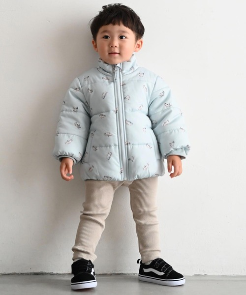 PUPPAPUPO(プッパプーポ)の「【撥水】 洗える 中わた ジャケット(ブルゾン・キッズ・ピンク/アイボリー/ブルー・80/110/90/100)」の18枚目の写真