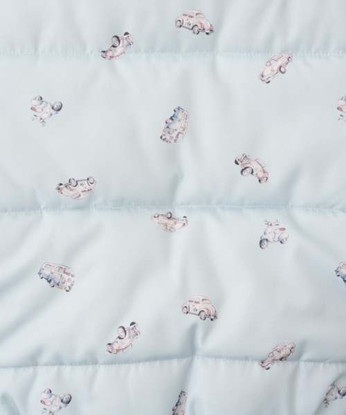 PUPPAPUPO(プッパプーポ)の「【撥水】 洗える 中わた ジャケット(ブルゾン・キッズ・ピンク/アイボリー/ブルー・80/110/90/100)」の8枚目の写真