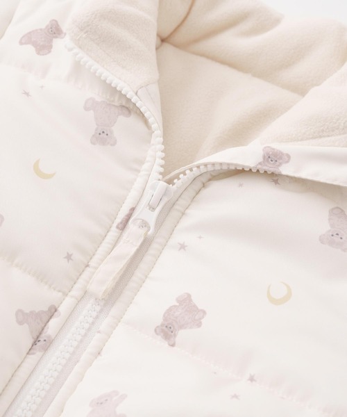 PUPPAPUPO(プッパプーポ)の「【撥水】 洗える 中わた ジャケット(ブルゾン・キッズ・ピンク/アイボリー/ブルー・80/110/90/100)」の13枚目の写真