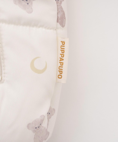 PUPPAPUPO(プッパプーポ)の「【撥水】 洗える 中わた ジャケット(ブルゾン・キッズ・ピンク/アイボリー/ブルー・80/110/90/100)」の12枚目の写真