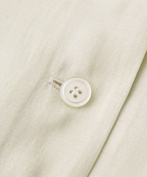 接触冷感シアー開襟半袖シャツ