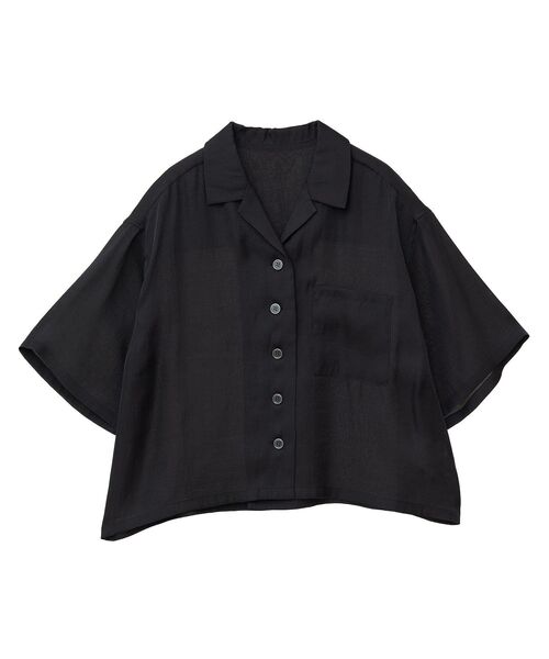 AMACA LIBERTY 襟付き半袖シャツ LIBERTY】TAFITIタナローン半袖ブラウス(トップス)｜AMACA