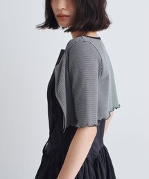 CODE A | chic border 2way ribbon cardigan(カーディガン/ボレロ)