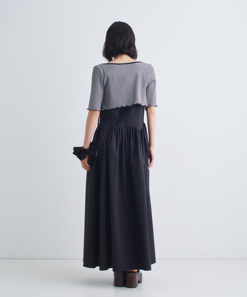 CODE A(コードエー)の「chic border 2way ribbon cardigan(カーディガン/ボレロ・レディース・ブラック系2/ホワイト系3/ブラウン系その他3・00)」の10枚目の写真