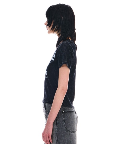 BEEDEN（ビーデン）の「WASHED LOGO TEE（Tシャツ/カットソー・レディース・レッド/ブラック/イエロー・FREE）」の6枚目の写真