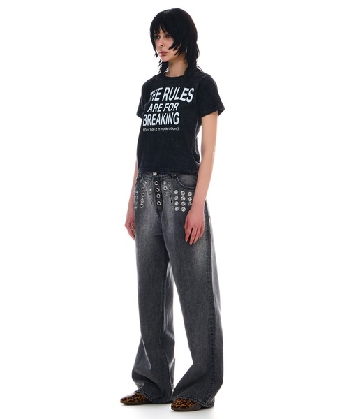 BEEDEN（ビーデン）の「WASHED LOGO TEE（Tシャツ/カットソー・レディース・レッド/ブラック/イエロー・FREE）」の18枚目の写真