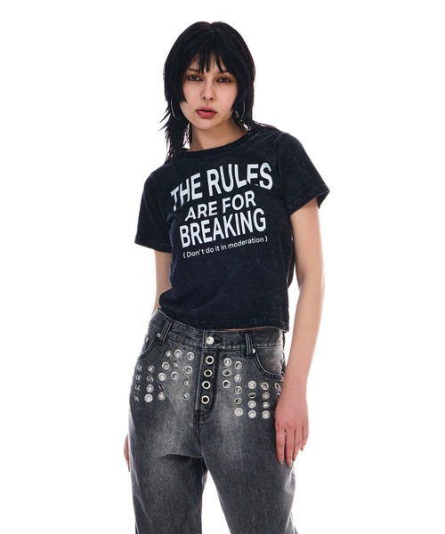 BEEDEN（ビーデン）の「WASHED LOGO TEE（Tシャツ/カットソー・レディース・レッド/ブラック/イエロー・FREE）」の22枚目の写真