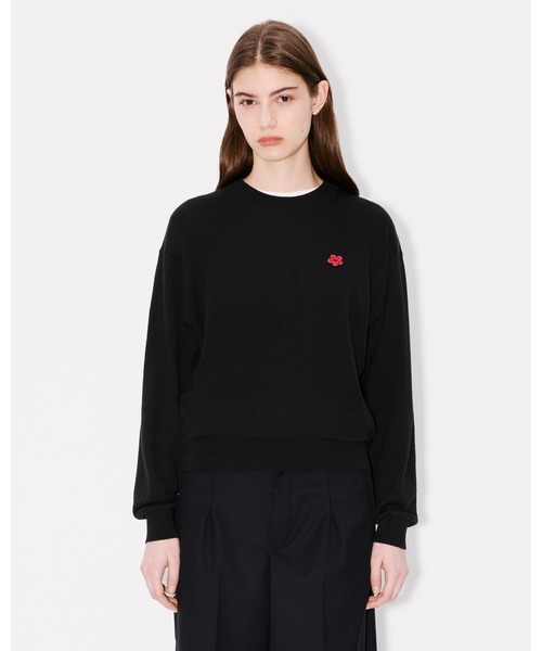 KENZO(ケンゾー)の「'Boke Flower' エンブロイド メリノウール ジャンパー(その他トップス・レディース・ブラック系その他5・SMALL/MEDIUM)」の6枚目の写真