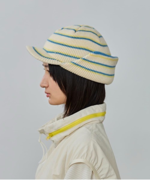 OVERRIDE(オーバーライド)の「OVERRIDE KNIT EARFLAP OSLO CAP SG / オーバーライド(キャップ・レディース・ブラック/ブラウン/ホワイト/グレー・57~59cm)」の6枚目の写真