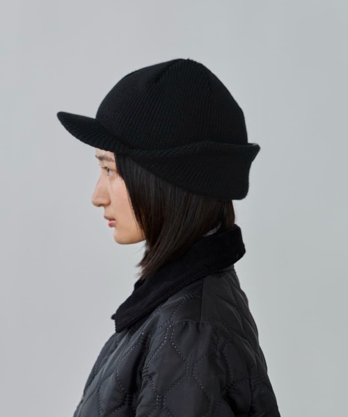 OVERRIDE(オーバーライド)の「OVERRIDE KNIT EARFLAP OSLO CAP SG / オーバーライド(キャップ・レディース・ブラック/ブラウン/ホワイト/グレー・57~59cm)」の18枚目の写真