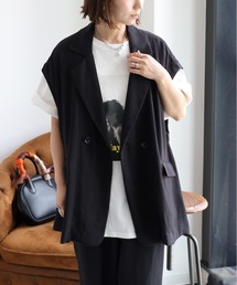美品 23AW ドゥロワー ウェザーテイラード ワンピース ジレ ロング ベスト 楽天市場】ジレ レディース ベスト テーラー ロングジレ ロング