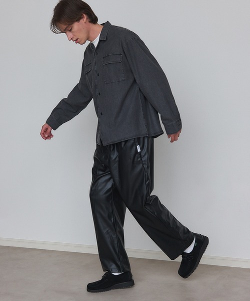 MAISON CLUB（メゾンクラブ）の「【MAISON CLUB】Denim Shirt KKP　/　デニムシャツ（シャツ/ブラウス・メンズ・ネイビー/ブラック・M/L）」の18枚目の写真