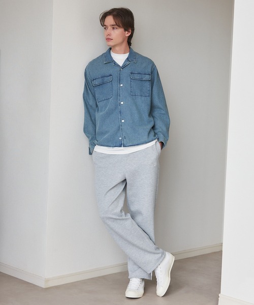 MAISON CLUB（メゾンクラブ）の「【MAISON CLUB】Denim Shirt KKP　/　デニムシャツ（シャツ/ブラウス・メンズ・ネイビー/ブラック・M/L）」の21枚目の写真