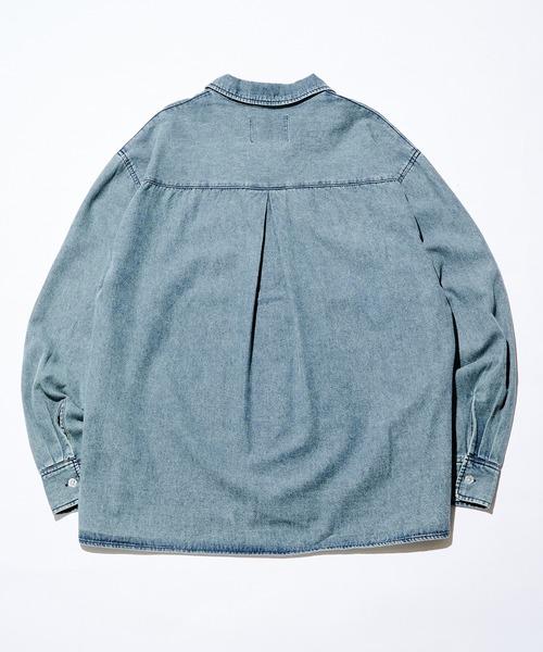 MAISON CLUB（メゾンクラブ）の「【MAISON CLUB】Denim Shirt KKP　/　デニムシャツ（シャツ/ブラウス・メンズ・ネイビー/ブラック・M/L）」の5枚目の写真