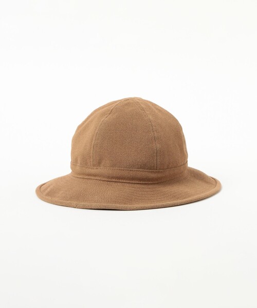 BEAMS PLUS（ビームスプラス）の「MIL Hat Denim on Leather Powder（ハット・メンズ・ブラウン・ONE SIZE）」の3枚目の写真