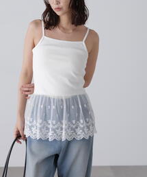 FREE'S MART | ◆レースドッキングタンクトップ(タンクトップ)