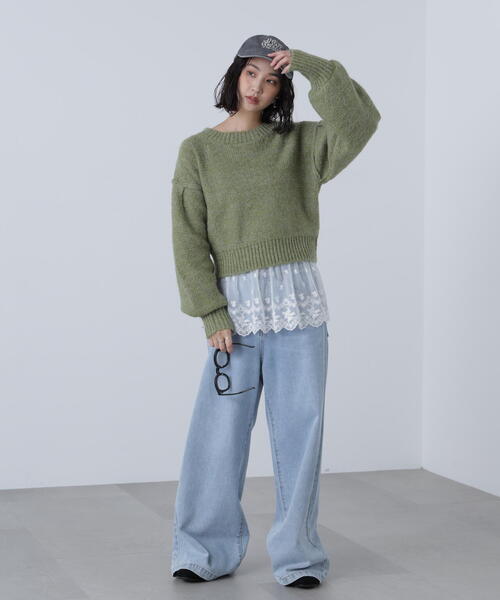 FREE'S MART（フリーズマート）の「◆レースドッキングタンクトップ（タンクトップ・レディース・ホワイト・FREE）」の9枚目の写真