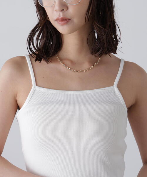 FREE'S MART（フリーズマート）の「◆レースドッキングタンクトップ（タンクトップ・レディース・ホワイト・FREE）」の13枚目の写真