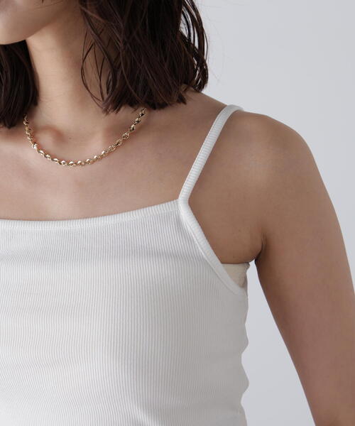 FREE'S MART（フリーズマート）の「◆レースドッキングタンクトップ（タンクトップ・レディース・ホワイト・FREE）」の14枚目の写真