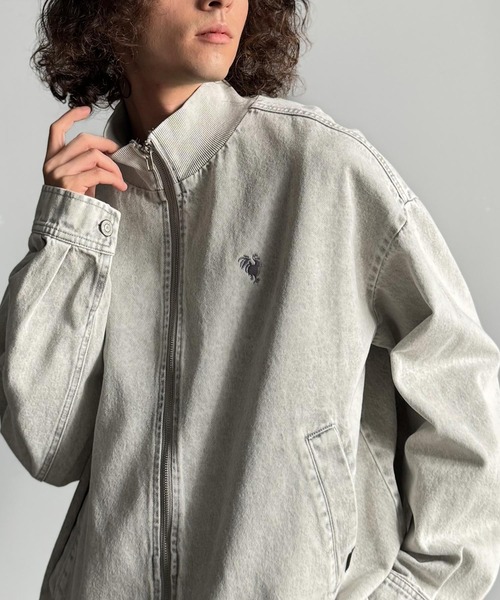 Classical Origin(クラシカルオリジン)の「ヴィンテージ加工ハイネックデニムジャケット/Vintage-Washed High-Neck Denim Jacket(デニムジャケット・メンズ・ブラック系1/ホワイト系1・MEDIUM/SMALL/LARGE)」の17枚目の写真