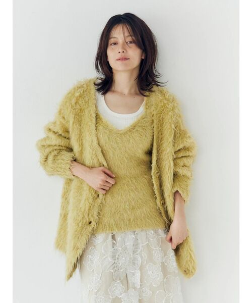 起毛ニットアンサンブル（カーディガン/ボレロ）｜Ungrid（アン