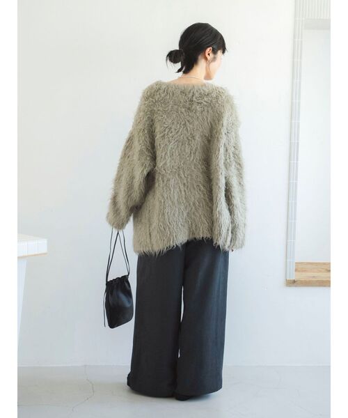 起毛ニットアンサンブル（カーディガン/ボレロ）｜Ungrid（アン