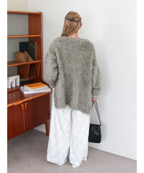 セール】起毛ニットアンサンブル（カーディガン/ボレロ）｜Ungrid