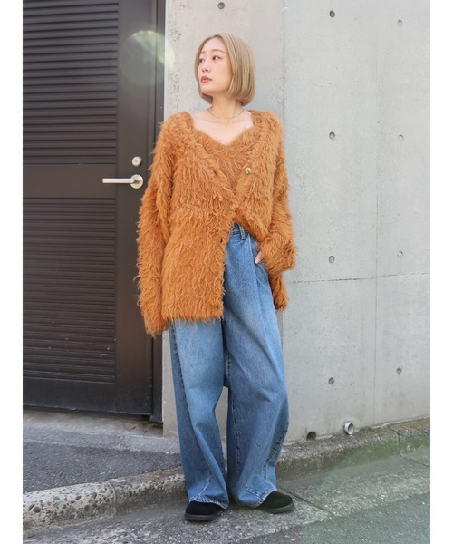 起毛ニットアンサンブル（カーディガン/ボレロ）｜Ungrid（アン