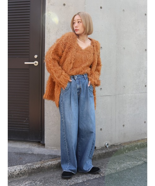 起毛ニットアンサンブル（カーディガン/ボレロ）｜Ungrid（アン