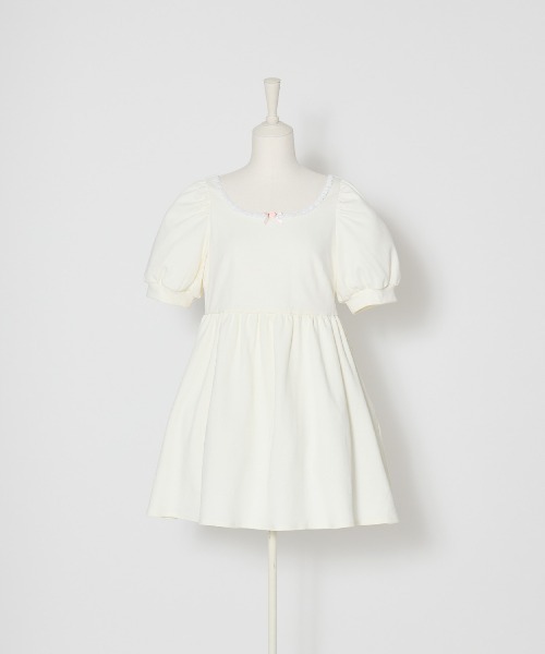 Fiorforte（フィオルフォルテ）の「Sweet baby onepiece（ワンピース・レディース・ホワイト/ピンク/マルチ・FREE）」の15枚目の写真