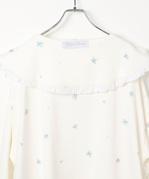 repipi armario（レピピ アルマリオ）の「【girly line】idolビッグカラーワンピース（ワンピース・キッズ・グレー/その他/サックスブルー・SMALL/MEDIUM/LARGE）」の12枚目の写真