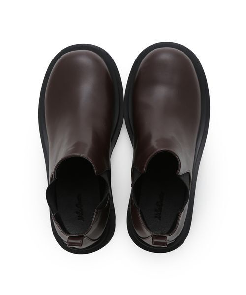 Mila Owen サイドゴアブーツ ブラック 38 Mila Owen ブーツ Mロゴサイドゴアブーツ レディース