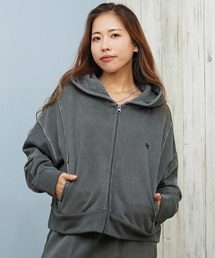 Hurley  | Hurley/ハーレー ジップアップ パーカー スウェット フーディー ワンポイント ロゴ 裏毛 セットアップ対応 SWEAT PIGMENT FZ HOODIE WCFF252030(パーカー)