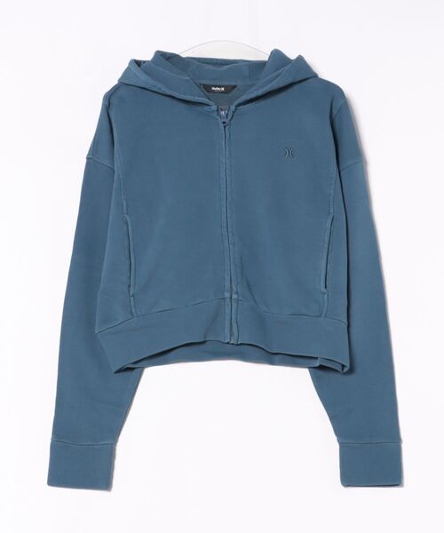 Hurley (ハーレー)の「Hurley/ハーレー ジップアップ パーカー スウェット フーディー ワンポイント ロゴ 裏毛 セットアップ対応 SWEAT PIGMENT FZ HOODIE WCFF252030(パーカー・レディース・ブラック/カーキブラウン/ネイビー/ライトピンク・M)」の19枚目の写真