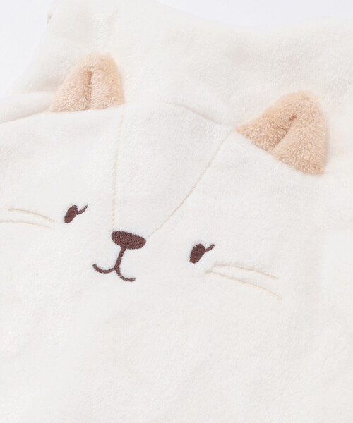 SLAP SLIP BABY（スラップスリップベビー）の「【お揃い】アニマルクマウサギネコ恐竜ポコポコボアベストベビー(70~80cm)（その他ベビーウェア・キッズ・ベージュ/オフホワイト/ピンク/グリーン・FREE）」の13枚目の写真