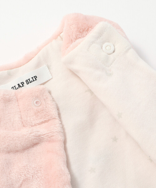 SLAP SLIP BABY（スラップスリップベビー）の「【お揃い】アニマルクマウサギネコ恐竜ポコポコボアベストベビー(70~80cm)（その他ベビーウェア・キッズ・ベージュ/オフホワイト/ピンク/グリーン・FREE）」の18枚目の写真