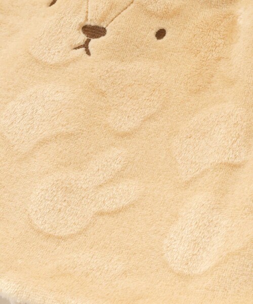 SLAP SLIP BABY（スラップスリップベビー）の「【お揃い】アニマルクマウサギネコ恐竜ポコポコボアベストベビー(70~80cm)（その他ベビーウェア・キッズ・ベージュ/オフホワイト/ピンク/グリーン・FREE）」の7枚目の写真