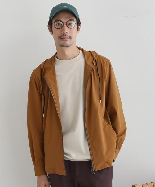 TAKEO KIKUCHI(タケオキクチ)の「【3D ナイロン ストレッチ】ジップアップ フードブルゾン(ブルゾン・メンズ・アイボリー/ブラック/ダークブラウン・01/02/03/04)」の21枚目の写真