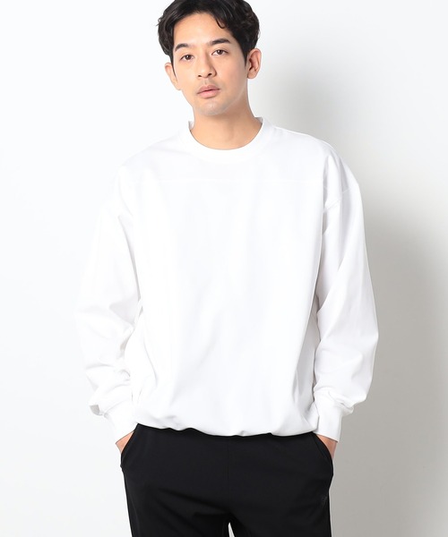 Grand PARK(グランドパーク)の「圧縮マイクロカノコロングスリーブ(スウェット・メンズ・ブラック/ネイビー/ホワイト・LARGE/MEDIUM)」の2枚目の写真