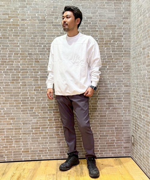 Grand PARK(グランドパーク)の「圧縮マイクロカノコロングスリーブ(スウェット・メンズ・ブラック/ネイビー/ホワイト・LARGE/MEDIUM)」の4枚目の写真